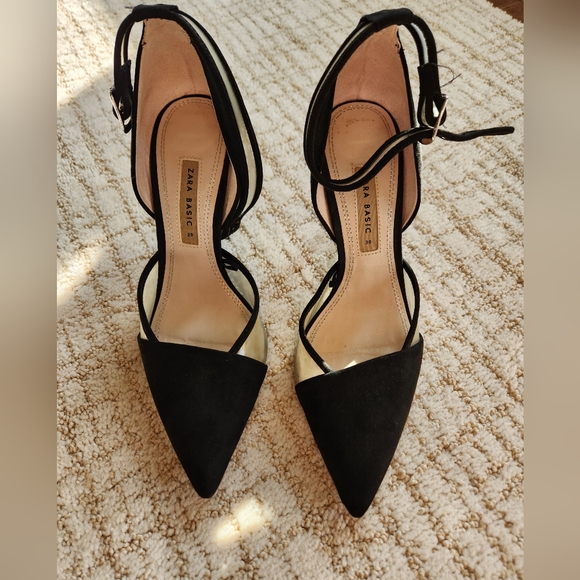 Shoes, Zara Stilleto with ankle strap - Picture 1 of 6